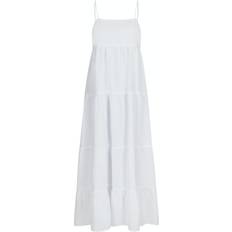 Neo Noir Haily Linen Dress - White