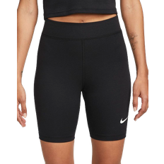 10 - Dam Tights Nike Sportswear Classic Women's High Waisted Biker Shorts - Black/Sail