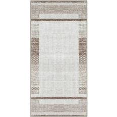 KM Carpets Trendy Beige, Brun, Vit 80x250cm