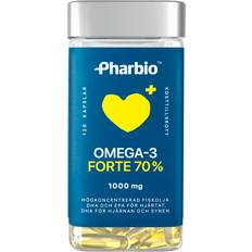 A-vitaminer - Hallon Vitaminer & Kosttillskott Pharbio Omega-3 Forte 1000mg 120 st