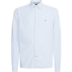 Herr - Randiga Skjortor Tommy Hilfiger 1985 Collection Flex Striped Shirt - Copenhagen Blue/White