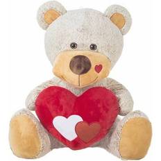 Creaciones Llopis Fluffy toy Beige Bear Heart 110 cm