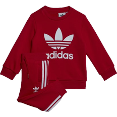 adidas Infant Crew Sweatshirt Set - Better Scarlet