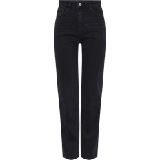 Pieces W30 Jeans Pieces Kelly Straight Fit Jeans - Black
