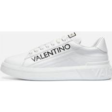 Valentino Herr Skor Valentino Men's Rey Leather Low Top Trainers White/Black