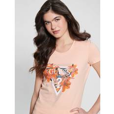 Guess Dam T-shirts & Linnen Guess Crewneck Flowers Icon Tee