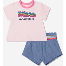 Marc Jacobs Övriga sets Marc Jacobs Kids logo-print shorts tracksuit kids Cotton Pink