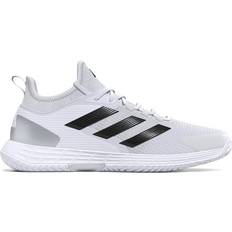 Adidas 41 ⅓ - Herr Racketsportskor adidas Adizero Ubersonic 4.1 Clay - Cloud White/Core Black/Matte Silver