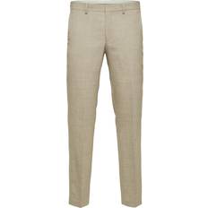 Selected Herr Byxor & Shorts Selected Slim Fit Pants - Sand
