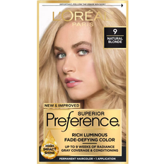 L'Oréal Paris Superior Preference Fade-Defying Permanent Hair Color #9 Natural Blonde