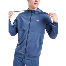adidas Badge of Sport Linear Full Zip Hoodie Mens - Blue
