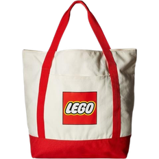 Lego Canvas Tote Bag - White/Red