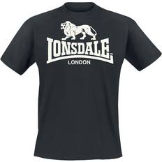 Lonsdale Herr Kläder Lonsdale Logo T-shirt - Black