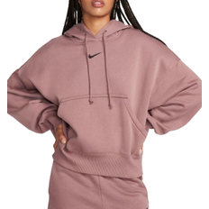 Nike Women's Sportswear Phoenix Fleece Over-Oversized Pullover Hoodie - Smokey Mauve/Black