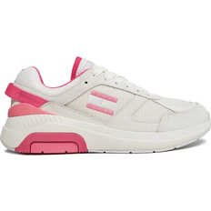 Tommy Hilfiger Dam Sneakers Tommy Hilfiger Contrast Fine-Cleat W - Ivory/Pink Alert