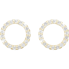 Christina Circles Earrings - Gold/Topaz