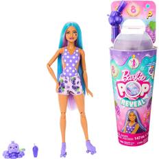 Barbie Docktillbehör Leksaker Barbie Pop Reveal Fruit Series Grape Fizz Doll