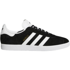 Adidas 44 - Herr - Svarta Sneakers adidas Gazelle M - Core Black/White/Gold Metallic