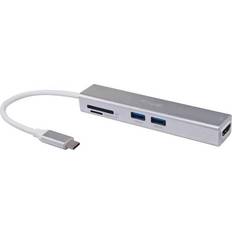 HDMI - USB-C USB-hubbar Equip Usb-C 5 In 1 Multifunctional