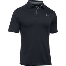 Herr - Polyester Pikétröjor Under Armour Men's Tech Polo shirt - Black/Graphite
