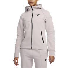 Nike Dam - Ekologiskt material - Långa kjolar Överdelar Nike Women's Sportswear Tech Fleece Windrunner Full-Zip Hoodie - Platinum Violet/Black