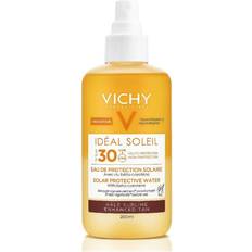 Vichy Utslätande Solskydd & Brun utan sol Vichy Ideal Soleil Solar Protective Water Enhanced Tan SPF30 200ml