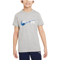 Nike Air Older Kid's T-shirt - Dark Grey Heather/Court Blue (FV2343-064)
