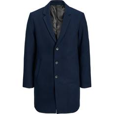 Jack & Jones Herr - Polyester Kappor & Rockar Jack & Jones Morrison Coat - Blue/Navy Blazer