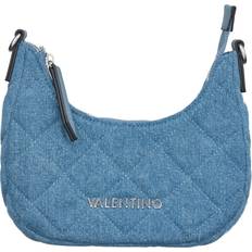 Valentino Ocarina Denim Shoulder Bag Blue