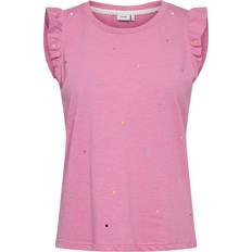 Nümph Dam T-shirts & Linnen Nümph Top Tilde Pink
