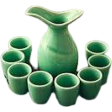 Keramik Glas RWRAPS Sake Set Vinglas 15cl 9st