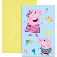 Barnkalas Grattiskort & Inbjudningskort Procos Gurli gris inbjudningar