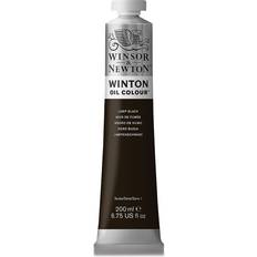 Winsor & Newton Winton Oil Colour Lamp Black 200ml