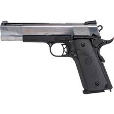 Colt Airsoftpistoler Colt Cybergun 1911 Ported GBB 6mm Silver/Svart
