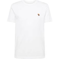 Abercrombie & Fitch Överdelar Abercrombie & Fitch Hvid T-shirt med livagtigt logo