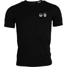 Dolce & Gabbana Bomull - Herr - Svarta T-shirts Dolce & Gabbana Black #DGFamily Cotton Crew Neck Men's T-shirt