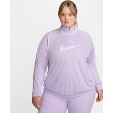 Nike Dam - Långa ärmar Blusar Nike Plus Träningströja Dam, Purple