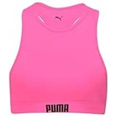 Dam - Rosa Baddräkter Puma W Racerback Swim Top Bikini Fluo Pink