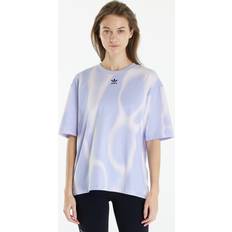 Batik - Dam T-shirts adidas Originals – Lila, batikfärgad t-shirt oversize