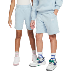Nike Big Kid's Sportswear Club Fleece Terry Shorts - Light Armory Blue/White