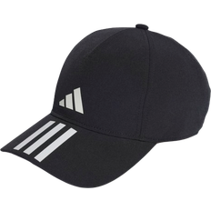 Fitness & Gymträning - Herr - Träningsplagg Accessoarer adidas 3-stripes Aeroready Baseball Cap - Black/White