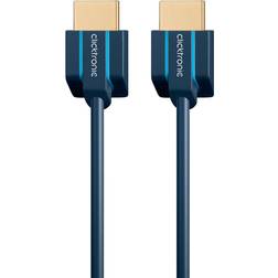 ClickTronic Casual Ultraslim HDMI - HDMI High Speed with Ethernet 2m