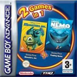 2 Games in 1: Monsters Inc & Finding Nemo (GBA)