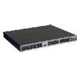 D-Link Gigabit Ethernet Switch 24 Ports POE + 4 SFP Ports Stack Switch (DGS-3426P)