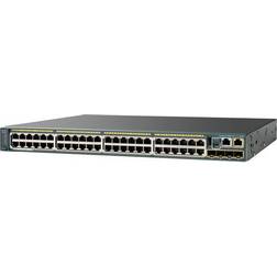 Cisco 48 Port 10/10/1000Mbps Switch (WS-C2960S-48LPS-L)