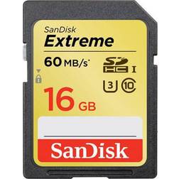 SanDisk Extreme SDHC 60MB/s UHS-I U3 16GB