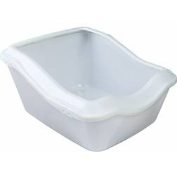 Trixie Cleany Cat Litter Box - White