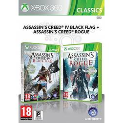 Double Pack (Assassins Creed 4: Black Flag + Assassins Creed: Rogue) (Xbox 360)