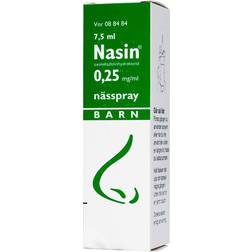 Nasin 0,25mg/ml 7.5ml Nässpray