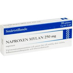 Naproxen Mylan 250mg 20 st Tablett